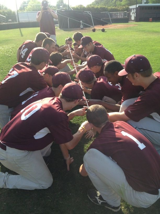 Plano Baseball Helium Stick Team Building Drill